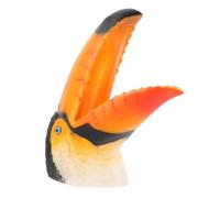 ZUNOXAZ Colored Toucan Hand Puppet Soft Washable Bird Glove for Interactive Early Education Parent Play Enhancing Imagination and Communication Skills
