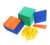 ZUNOXAZ Colorful EVA Math Manipulatives Counting Blocks for Primary School Students Safe Cubes for Addition Subtraction Multiplication Division Learning and Home Education Support