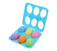 ZUNOXAZ Colorful Matching Emulation Eggs for Brain Exercise Puzzle Playthings Lightweight Portable Educational Matching Game Easter