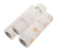 ZUNOXAZ Colorful Printed Oil Absorption Roll Paper Kitchen Napkin Pink Random Pattern Soft Wood Pulp for Restaurant Bar Hotel Use