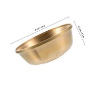 ZUNOXAZ Copper Buddhist Offering Cup Wear-Resistant Metal Water Bowl for Temple Worship Tabletop Buddhist Cup for Ritual Use and Home Decor Delicate Multi-Functional Sacred Chalice for