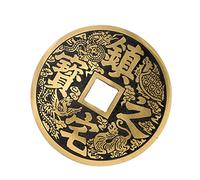 ZUNOXAZ Copper Chinese Fortune Coin Hanging Ornament Feng Shui Decor for Prosperity Health and Wealth Premium Craft Copper Coin for DIY Bracelets and Chinese Knot Crafts Unique Traditional