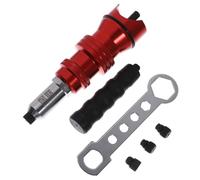 ZUNOXAZ Cordless Rivet Nut Tool Adapter Head Aluminum Alloy Connector for Electric Drill High Efficiency Smooth Riveting Portable Labor-saving Rivet Tool Accessory