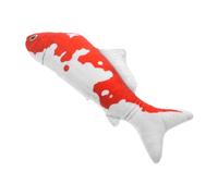 ZUNOXAZ Cute Koi Plush Stuffed Doll with Zipper Kawaii Fish for Soft Plush Animal for Educational Play Symbol of Luck and Fortune Easy to Clean Design