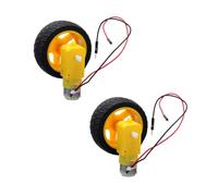 ZUNOXAZ Dc Reduction Motor with Dual Shaft for Smart Car Robot Low-interference Geared Electric Motor for DIY Electronic Instruments and Medical Equipment