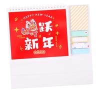 ZUNOXAZ Desk Calendar with Sturdy Binding Thick Paper Flip Stand-up Desktop Organizer for Office Planning and Management Practical Monthly Schedule and Note Keeper