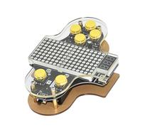 ZUNOXAZ DIY Electronic Game Console Kit with Soldering Practice USB Battery Powered Upgraded Control Area Includes Games and Programmable Code for Electronics Learning and Stem Education