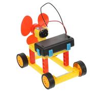 ZUNOXAZ DIY Stem Wind Power Car Kit Educational Science Learning for Assembly to Inspire Creativity and Teach Basic Wind Energy Principles Random Color