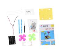 ZUNOXAZ DIY Wind Generator Assembly Kit Educational Stem for Students Science Experiment Electrical Circuit Engineering Project Wind Turbine Generator Model