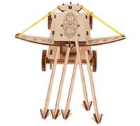 ZUNOXAZ DIY Wooden Catapult Chariot Assembly Model Kit Educational Stem for Boys and Natural Wood Material Creative Mechanical Building for Learning and Imagination Development