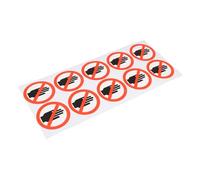 ZUNOXAZ Do Not Touch Warning Sign Decals Adhesive Safety Stickers for Devices Machinery Walls Cars Tools Strong Adhesive Accident Prevention Labels for Hazardous Areas Easy Application