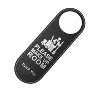 ZUNOXAZ Double Sided Door Hanger Sign Please Do Not Disturb and Please Make Up Tags for Hotel Door Knob Practical Reversible Privacy Sign for Hotel Office Lounge Use