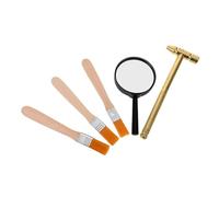ZUNOXAZ Educational Archaeology Dig Kit for Stem Science Excavation Set with Small Mallet Magnifier and Brushes Realistic Tools for Hands History Exploration and Critical Thinking
