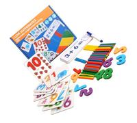 ZUNOXAZ Educational Number Matching Blocks for Early Math Teaching Aids Cognitive Learning for Preschoolers Intelligence Development Plaything