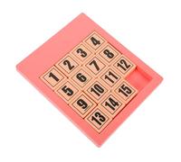 ZUNOXAZ Educational Pink Sliding Number Puzzle for Brain Training Math Learning Game Cognitive Development and Hand Eye Coordination Building Puzzle for Early Childhood