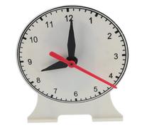 ZUNOXAZ Educational Three-hand Teaching Clock Model for Students Simulated Clock for Classroom Learning and Telling Practice School Learning Tool and Desktop Decor
