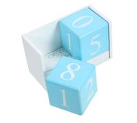 ZUNOXAZ Elegant Wooden Perpetual Calendar Blocks Decorative Tabletop Standing Calendar with Adjustable Day Month Display European Style Desk Organizer for Home Office Living Decorations