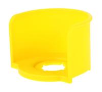 ZUNOXAZ Emergency Button Protective Cover Guard for Stop Button with Sturdy Plastic Material and Stable Fit Suitable for Homes and Circuits Yellow