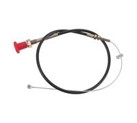 ZUNOXAZ Emergency Stop Cable, 31.5" Universal Engine Shutoff Cable for Truck, Trailer, and Heavy Equipment, Red Knob for Easy Operation