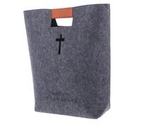 ZUNOXAZ Felt Bible Tote Bag with Handle Large Capacity Bible Carrying Case for Women Men Portable Shopping Bag Felt Material