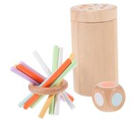 ZUNOXAZ Fine Motor Skills Balance Sticks for Portable Wooden Educational Game Enhancing Coordination Cognitive Development Social Interaction and Problem Solving Skills