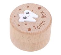 ZUNOXAZ First Tooth Box for Boys and Girls Wooden Tooth Holder Fairy Collection Box Multi-Purpose Treasure Case