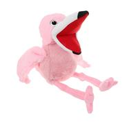 ZUNOXAZ Flamingo Plush Hand Puppet Soft Plush for Imaginative Storytelling and Role Play Enhances Interaction Comfortable Animal Design for Preschoolers