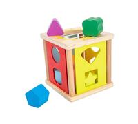 ZUNOXAZ Geometric Building Blocks for Early Education Natural Material Safe Smooth Finish Educational Intelligence Development Gift for Boys and Ages