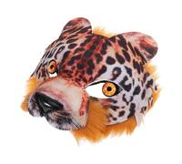 ZUNOXAZ Half Face Tiger Mask for Adults Realistic Animal Costume Accessory with Secure Fit and Clear Vision Family Friendly Cosplay Prop for Halloween Carnival Masquerade and Theatrical