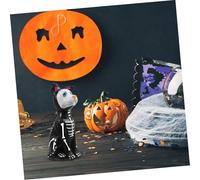 ZUNOXAZ Halloween Dog Decoration Cute Spotted Puppy Animal Ornament Desktop Decor for Party and Home with Stable Flat Base and Smooth Finish