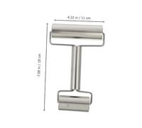 ZUNOXAZ Heads Stainless Steel Rolling Pin Dual-Head Non-Stick Dough Roller for Bread Pizza Crust Baking Pressure Easy Clean Multifunctional Kitchen Tool