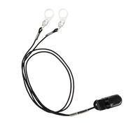 ZUNOXAZ Hearing Aid Anti-Lost Strap and Protective Cover Set, Black, BTE Earplug Lanyard with Clip for Seniors and Children, Secure Hearing Aid Retention Cord for Single or Double Ear Use
