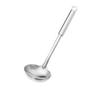 ZUNOXAZ Heavy Duty Stainless Steel Soup Ladle with Thickened Long Handle Cooking Utensil for Kitchen Comfortable Grip Easy to Clean Hanging for Convenient Storage