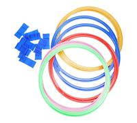 ZUNOXAZ Hopscotch Ring Set with Connectors for Indoor and Outdoor Use Medium Agility Rings for Boys and Creative Sensory Training Play Equipment for Motor Skills and Coordination