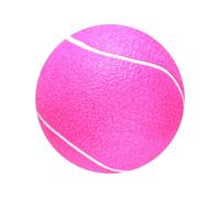 ZUNOXAZ Inflatable Giant Tennis Ball for Pink Soft Flannel Educational for Indoor Outdoor Play Elastic Rubber Parent Interactive Fun