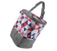 ZUNOXAZ Insulated Portable Bottle Bag with Handle Oxford Cloth Milk Bottle Storage Carrier for Travel Multi-Function Thermal Cooler for Milk and Lunch Easy-Zip Closure Practical and