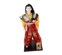 ZUNOXAZ Japanese Samurai Doll Traditional Ninja Figurine Japanese Style Home Decor Collectible Artware Housewarming Gift