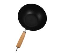 ZUNOXAZ Japanese Style Small Bottom Wok Cast Iron Frying Pan Non-Coated Mini Kitchen Wok for Home Cooking and Stir Frying