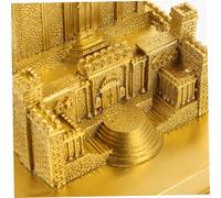 ZUNOXAZ Jerusalem Holy Sepulchre Resin Statue Religious Decor Sculpture for Home and Tabletop Small Lightweight Christian Ornament for Fireplace and Office Display