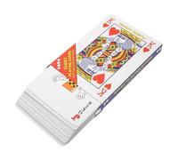 ZUNOXAZ Jumbo Large Playing Cards for Party Portable Lightweight Giant Poker Cards with Clear Print and Fine Workmanship for Home Outdoor Camping Travel and Bars