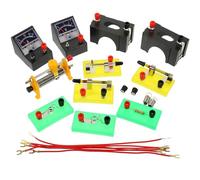 ZUNOXAZ Junior High School Electricity Experiment Kit for Physics Learning - Student Electrics Experimental Box Random Accessory Colors, Physical Experiment Tools and Teaching Random Color