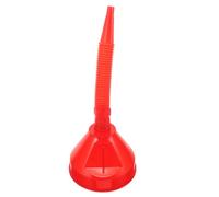 ZUNOXAZ Large Plastic Fuel Funnel with Filter Durable Transmission and Motorcycle Oil Filler Funnel Flexible Automotive Refueling Tool for Clean Spill Filling