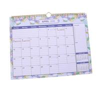ZUNOXAZ Large Wirebound Wall Calendar Monthly Planner for Family and Business Organization Spiral Bound Year Calendar Wall Planner for Home Office Classroom Scheduling