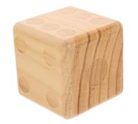 ZUNOXAZ Large Wooden Dice for Lawn Games Sturdy Outdoor Prop for Backyard Fun for Weddings and Gatherings Natural Wood Dice