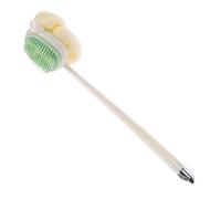 ZUNOXAZ Long Handle Bath Brush with Soft Bristles for Exfoliating Dead Skin Removal and Massage Ergonomic Back Washer Handle for Shower and Bath Multi-Functional Body Scrubber for