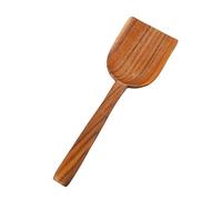 ZUNOXAZ Long Handle Wooden Cooking Spatula Smooth Surface Non-Scratch Kitchen Tool Practical Household Wood Turner for Pan and Wok Use Easy to Clean and Store