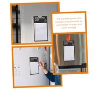 ZUNOXAZ Magnetic Grocery List Notepads Portable Tear-off Shopping with Convenient Fridge Magnet Back for Easy Meal Prep and Organized Shopping