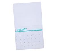 ZUNOXAZ Magnetic Refrigerator Calendar Month Aesthetic Monthly Planner July to December with Large for Notes Sturdy Paper Construction Blue Design for Kitchen Organization