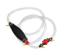 ZUNOXAZ Manual Hand Pump for Gasoline and Oil Transfer with Switch and Hose Portable Liquid Siphon Pump for Emergency Car Fuel and Water Extraction