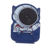 ZUNOXAZ Metal Astronaut Book Stand for Stable Support Versatile Reading Holder for Books Tablets and Magazines Unique Space-Themed Desk Accessory and Cooking Enthusiasts